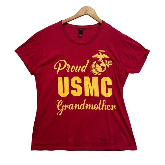 Proud United States Marine Corp USMC Military Grandmother Grandma T Shirt XL - Picture 1 of 3